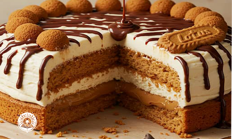 طريقة عمل كيكة اللوتس